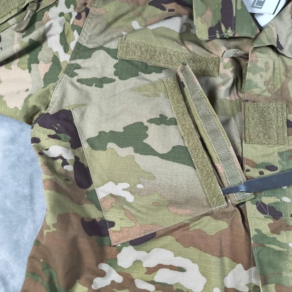 USGI Combat Coat Men Medium Long OCP Camo Multicam Army Field Jacket Ripstop New